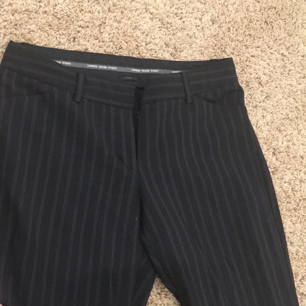 Express striped pants